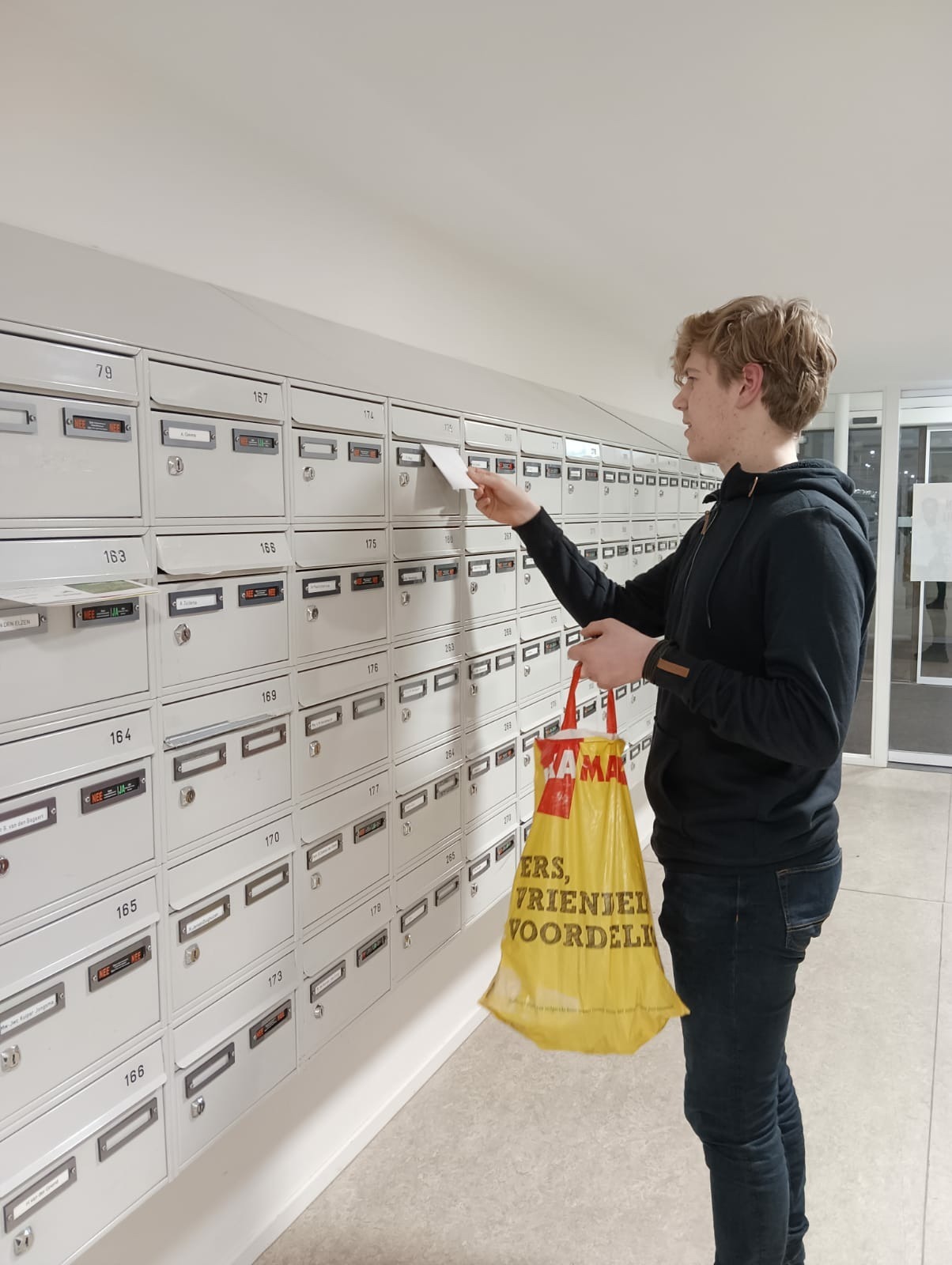 Studenten in Sterrebos 