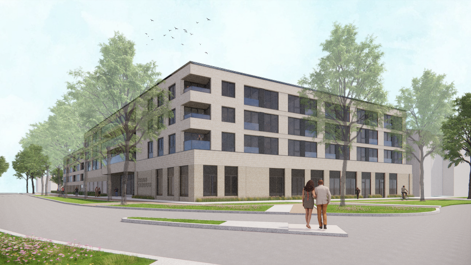 Ontwerp Loovelt, MFA en huurwoningen in Ussen