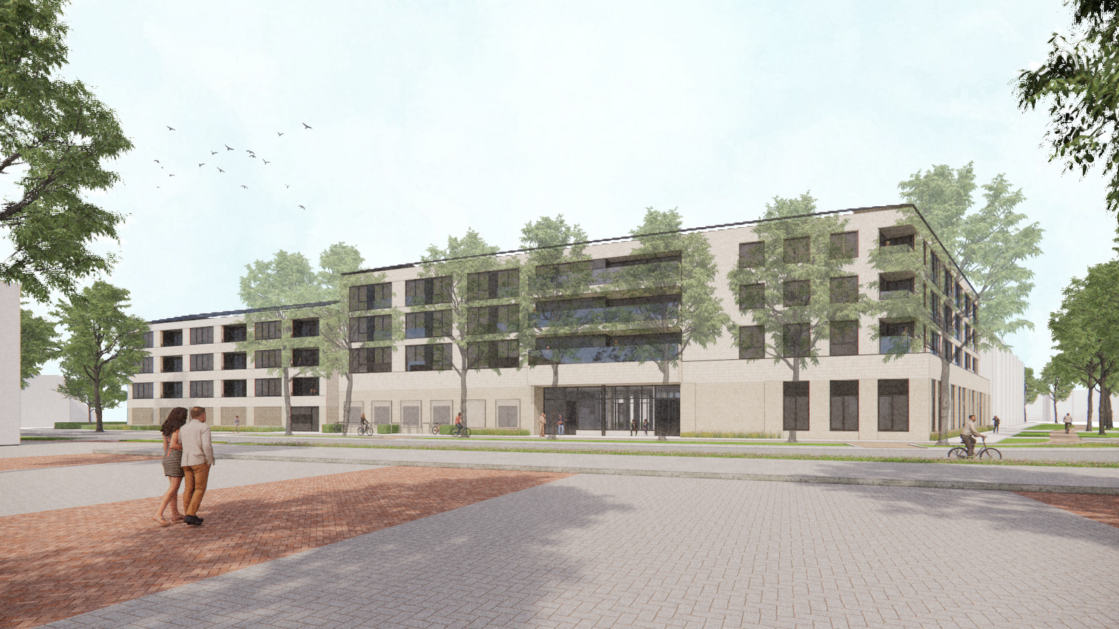 Ontwerp Loovelt, MFA en huurwoningen in Ussen