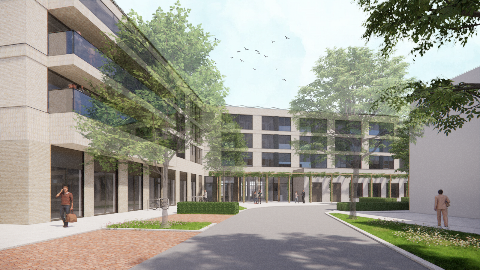 Ontwerp Loovelt, MFA en huurwoningen in Ussen