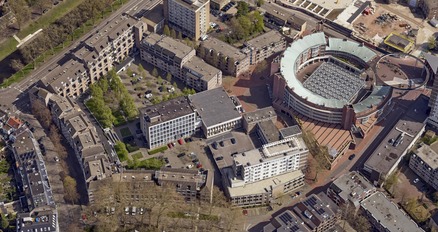 Bloemenkampkwartier luchtfoto