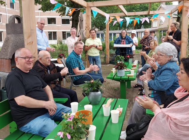 Idee van bewoners: Driek van Erpstraat heeft nieuwe binnentuin