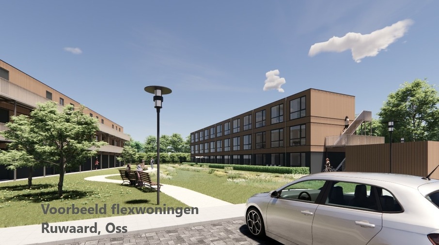 Voorbeeld flexwoningen Ruwaard