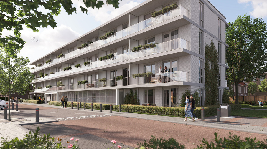 Ontwerp appartementengebouw Frederik